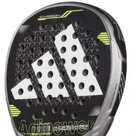 Adidas Pala de Pádel Adipower Carbon Control 3.4 Negra, Forma Redonda, Peso 360-375g, Referencia ADI C CTRL 3 4